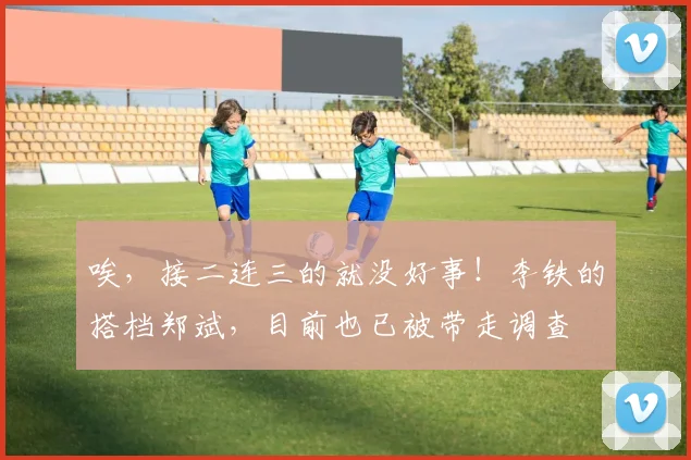 唉，接二连三的就没好事！李铁的搭档郑斌，目前也已被带走调查
