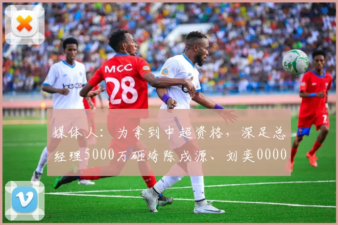媒体人：为拿到中超资格，深足总经理5000万砸垮陈戌源、刘奕0000644